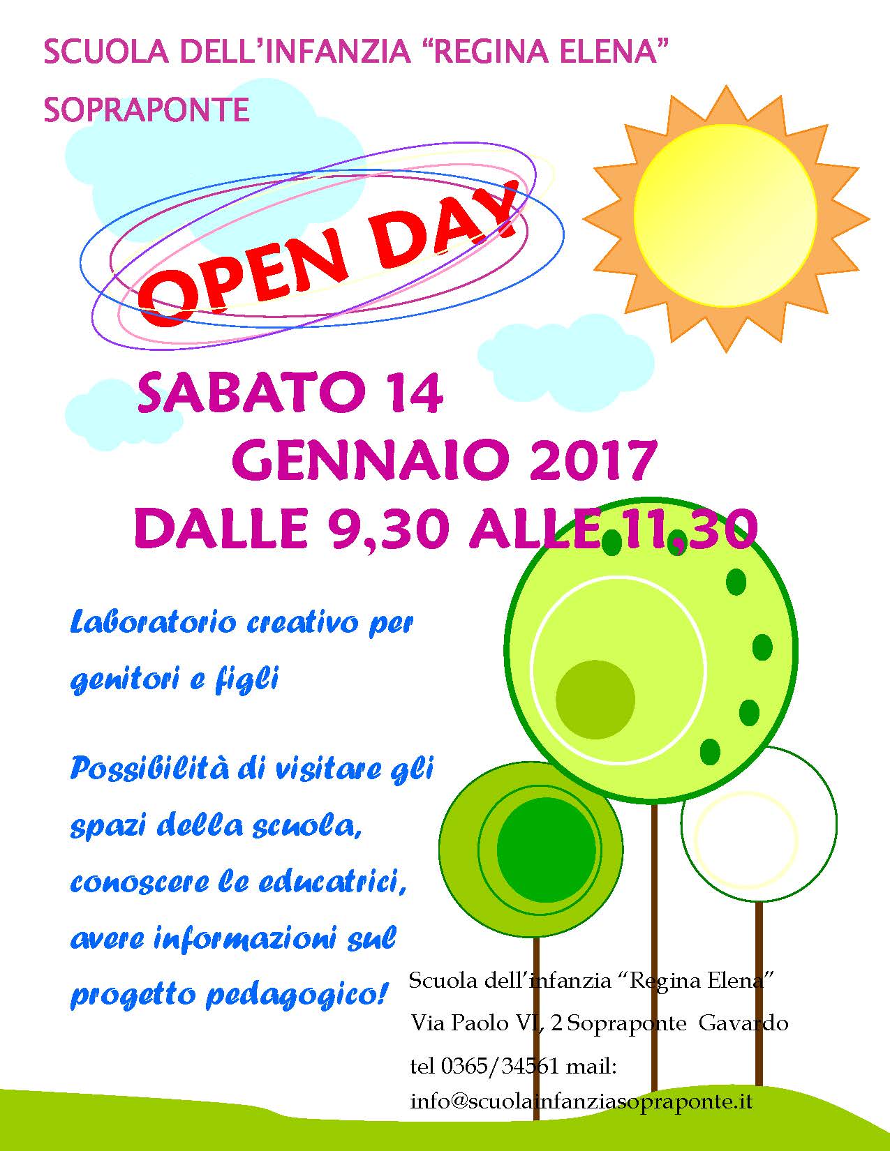 volant.2open dayGENNAIO